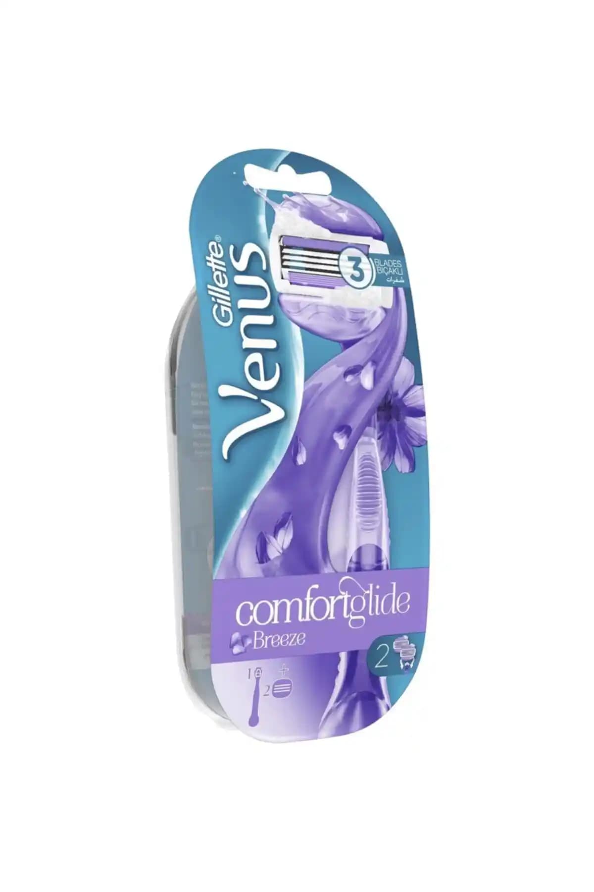 Gillette Venus Comfortglide Breeze Kadın Tıraş Makinesi: Pratik ve Hijyenik Kullanım İçin Uygun