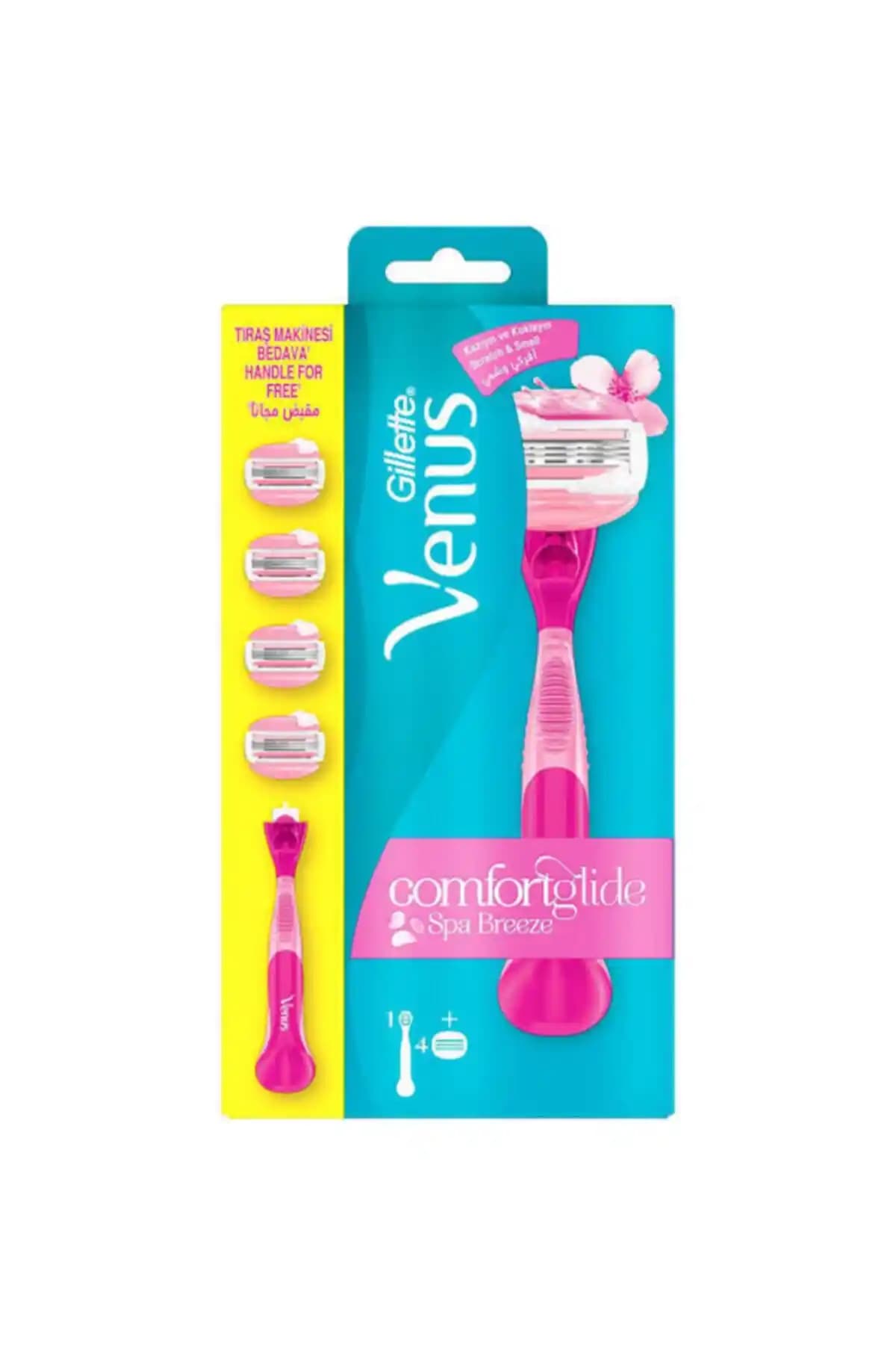 Gillette Venus Comfortglide Spa Breeze Kadın Tıraş Makinesi: Konforlu ve Pürüzsüz Tıraş Deneyimi