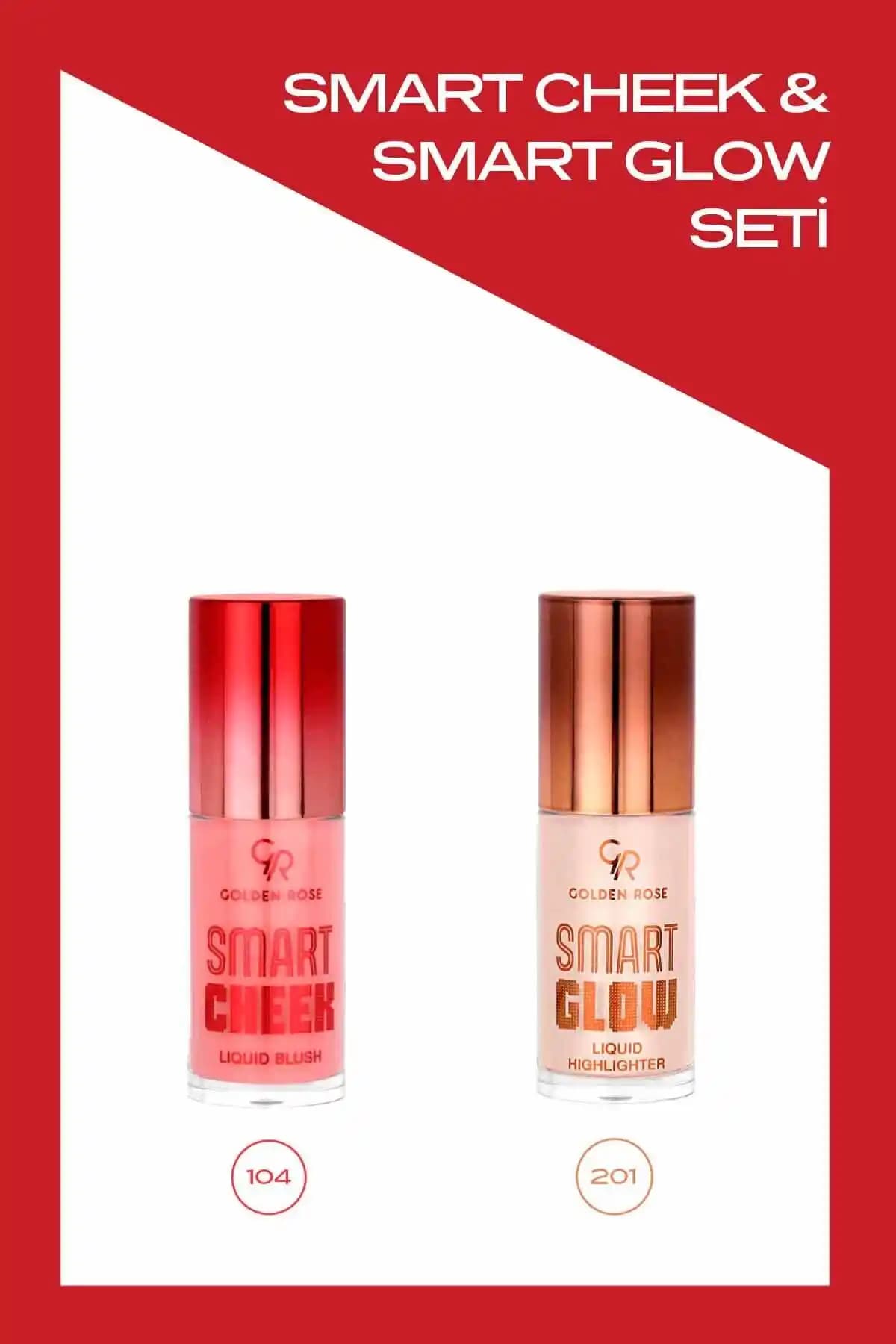 Golden Rose Smart Cheek Liquid Blush ve Smart Glow Highlighter ile Doğal ve Parlak Makyaj Deneyimi
