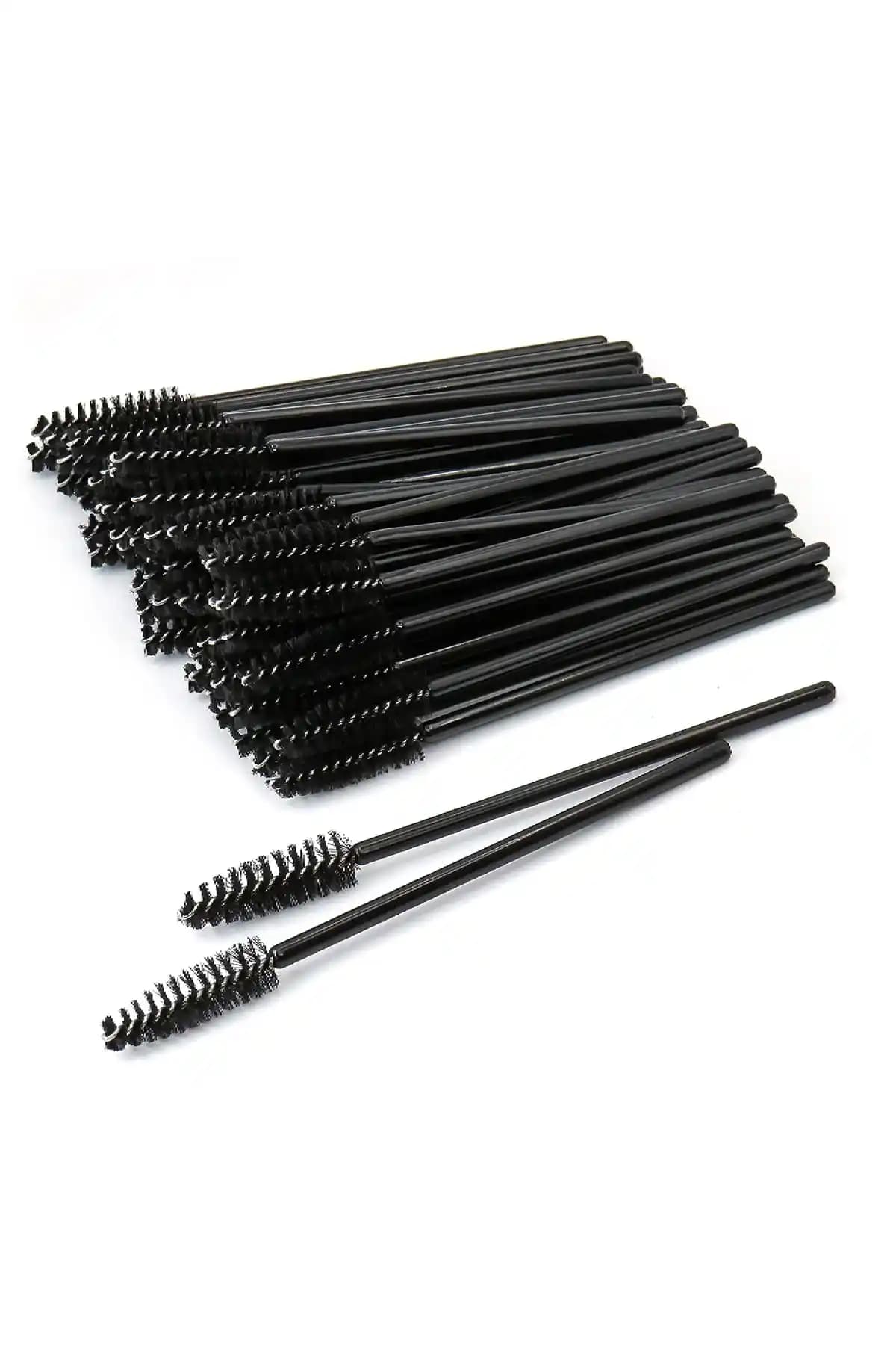 H&E LUXURY DESIGN 10'lu Kaş ve Kirpik Tarama Fırçası Seti Doğal Görünüm İçin İdeal