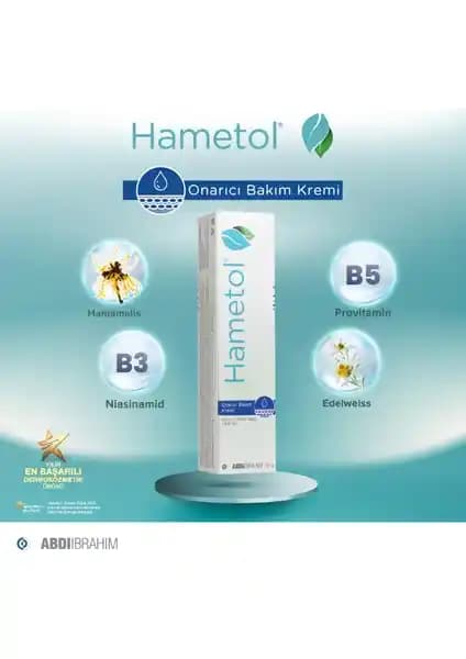 Hametol Onarıcı Bakım Kremi: Hassas ve kuru ciltler için doğal ve etkili çözüm