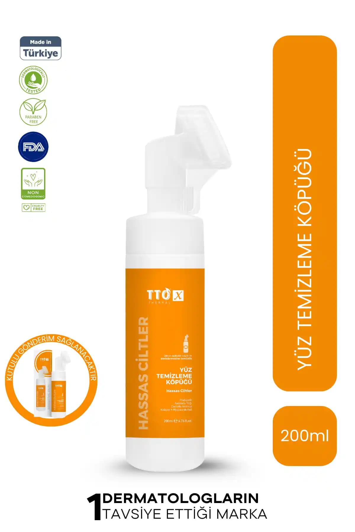 Hassas Ciltler İçin Çay Ağacı İçeren Aplikatörlü Yüz Köpüğü Ürün İncelemesi