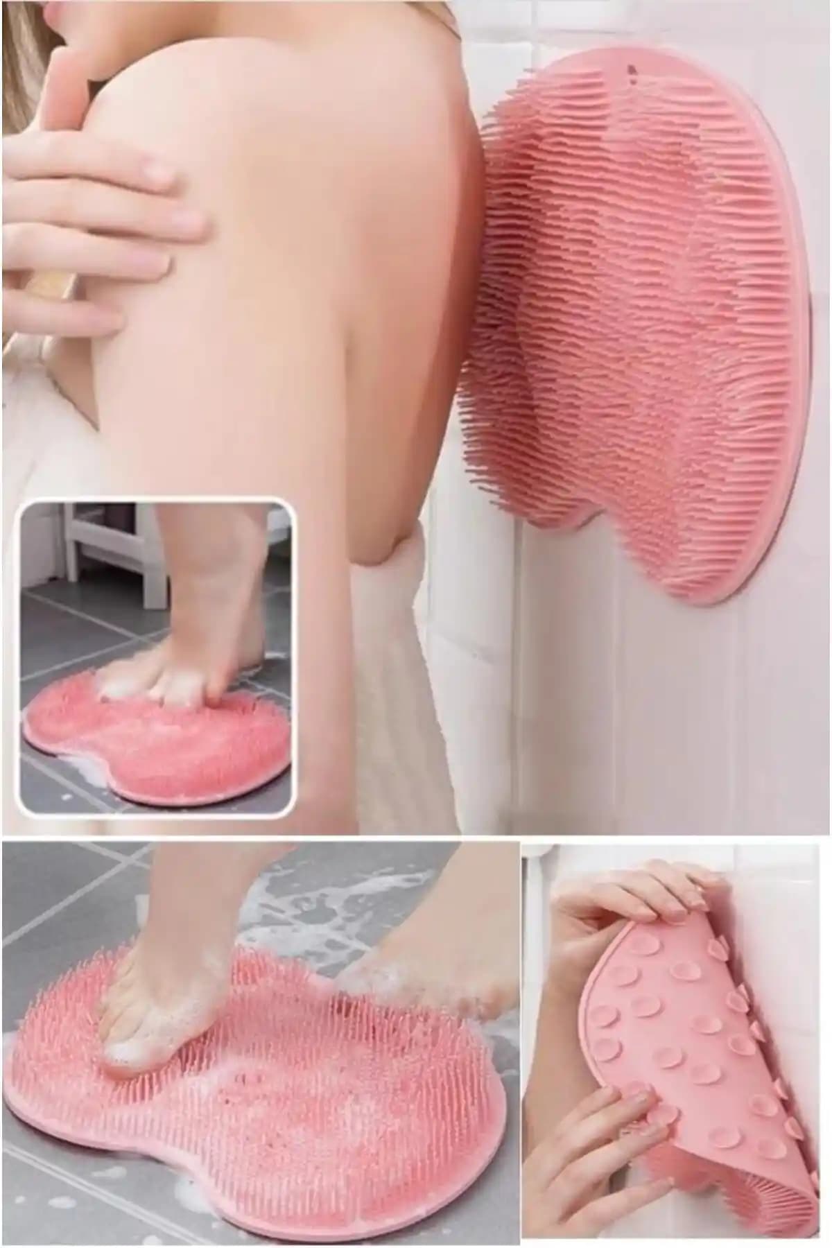 Hayveys Vantuzlu Silikon Banyo Fırçası: Pratik ve Çok Yönlü Temizlik Çözümü