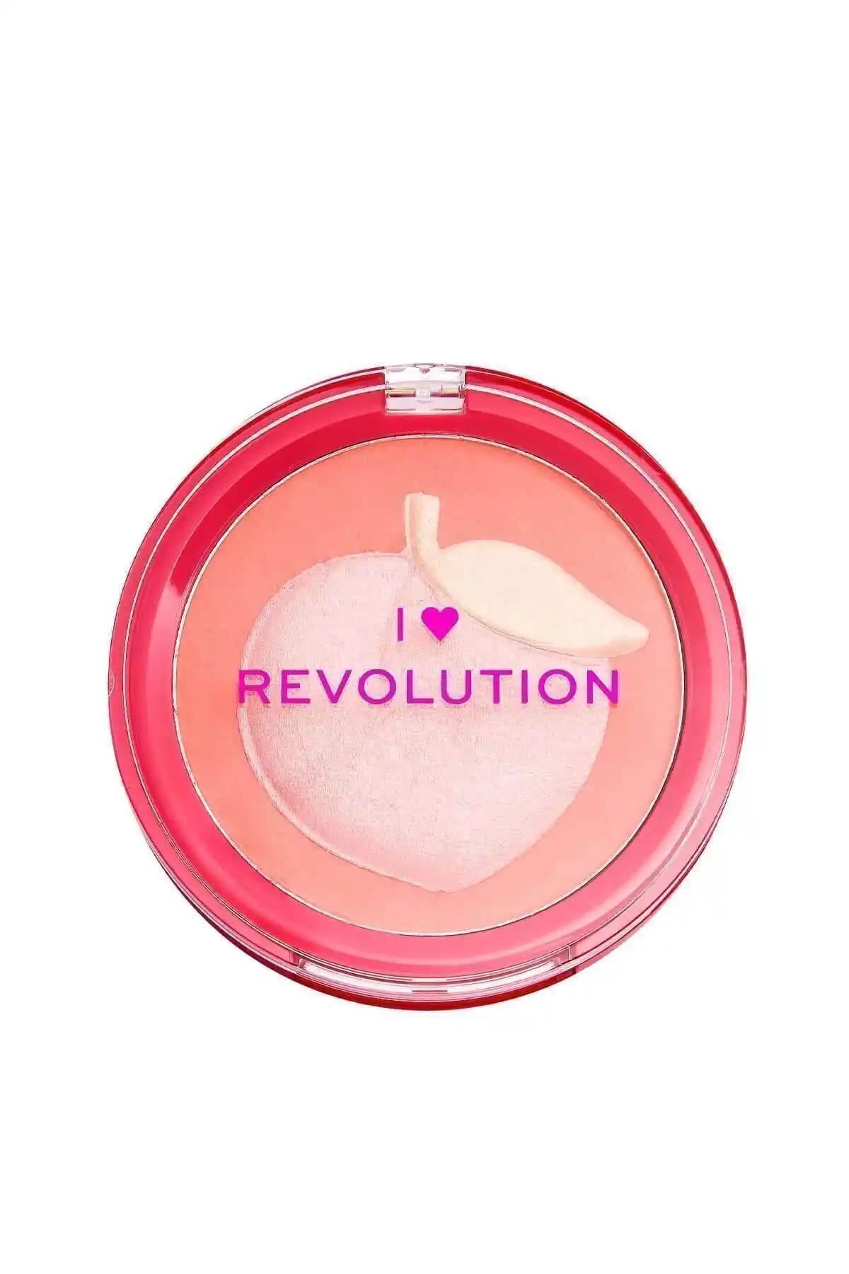 I Heart Revolution Fruity Allik Peach Doğal ve Canlı Görünüm Sağlayan Toz Allık