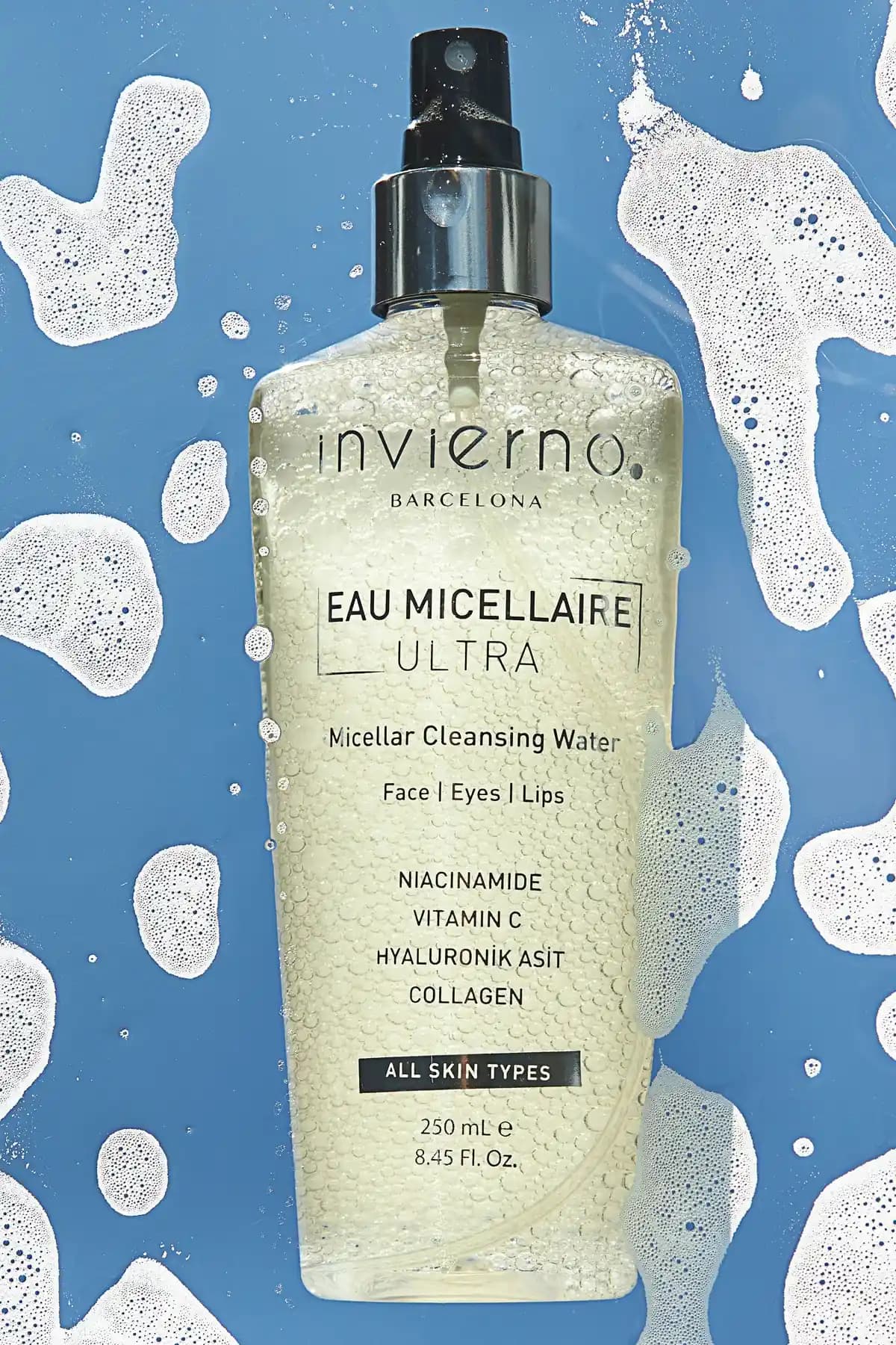 Invierno Barcelona Yaşlanma Karşıtı ve Cilt Tonu Eşitleyici Makyaj Temizleme Suyu İncelemesi