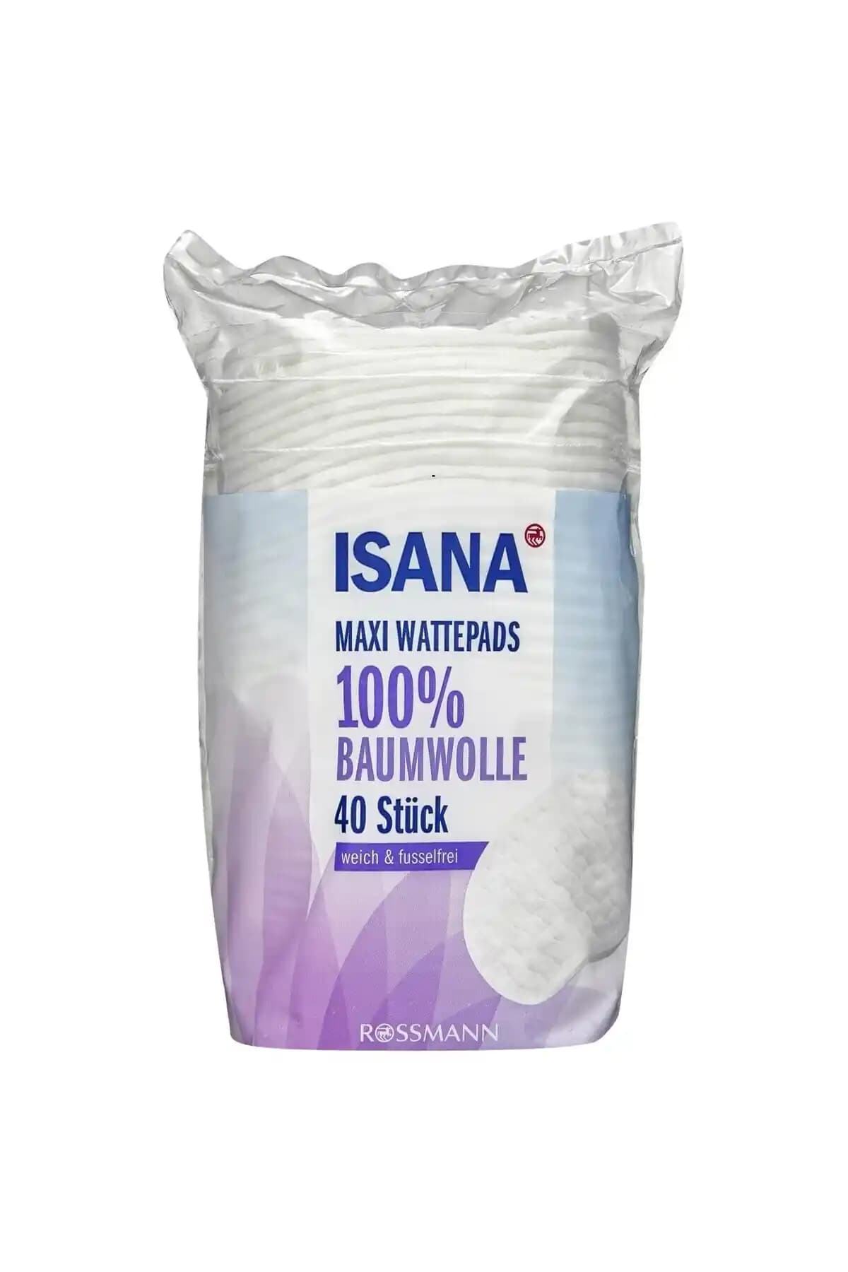 ISANA Maxi Pamuklu Disk 40 Adet - Yüksek Kaliteli ve Çok Yönlü Cilt Bakım Ürünü