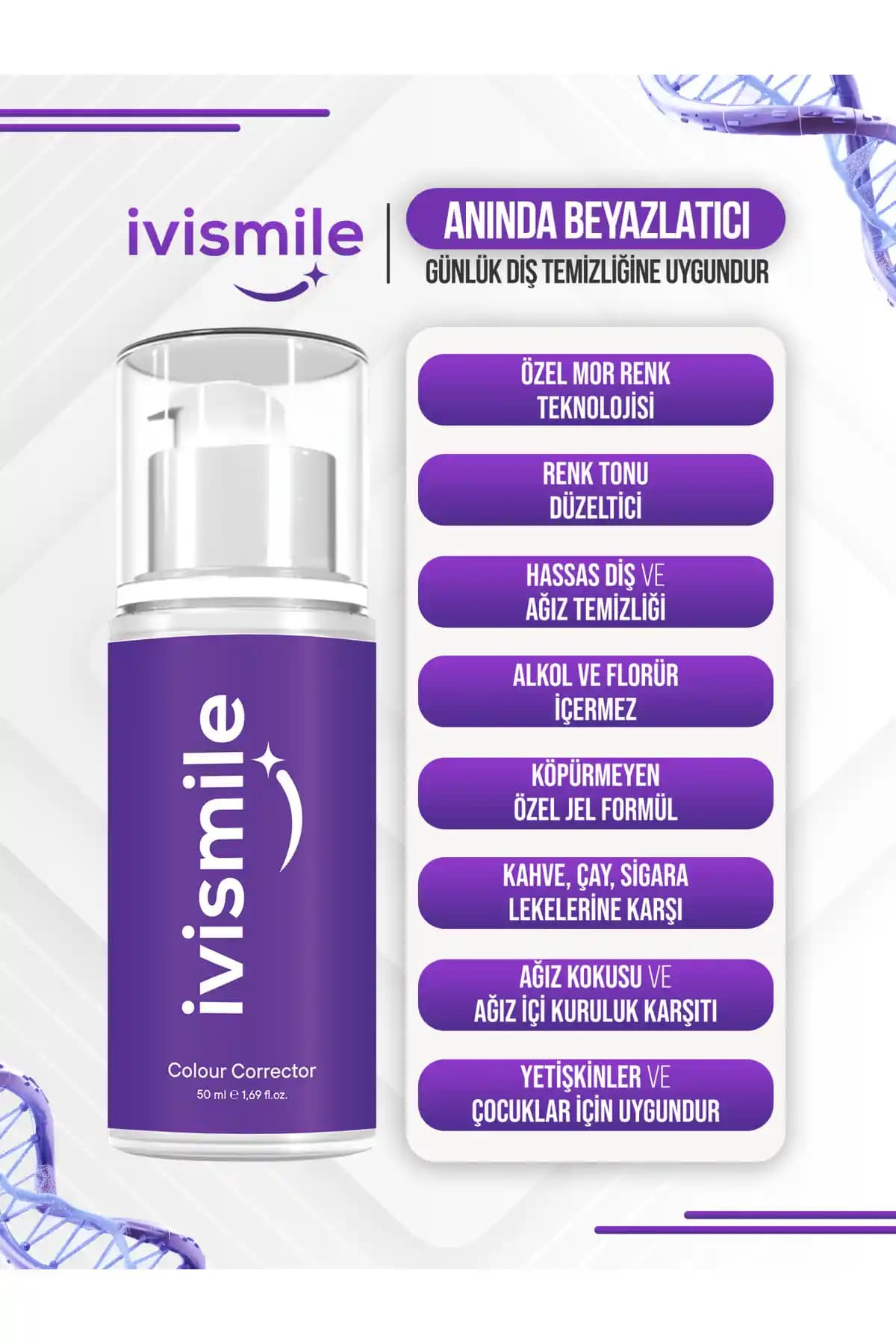 İvismile Anında Etkili Diş Beyazlatıcı Jel: Hızlı ve Güvenilir Gülüş Parlaklığı Sağlayan Ürün