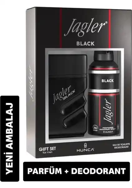 Jagler Black Erkek Parfüm ve Deodorant Seti Günlük ve Özel Kullanımlar İçin Uygun