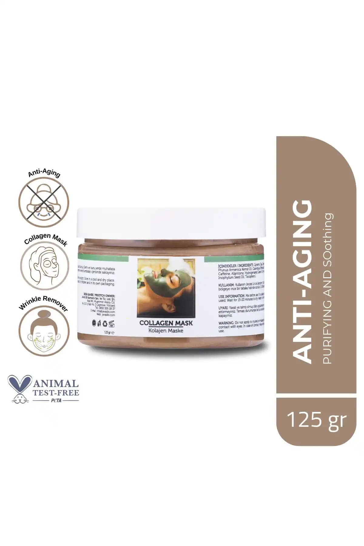 Javas BS Kolajen Yüz Maskesi: Yaşlanma ve Kırışıklık Karşıtı Etkili Cilt Bakım Ürünü