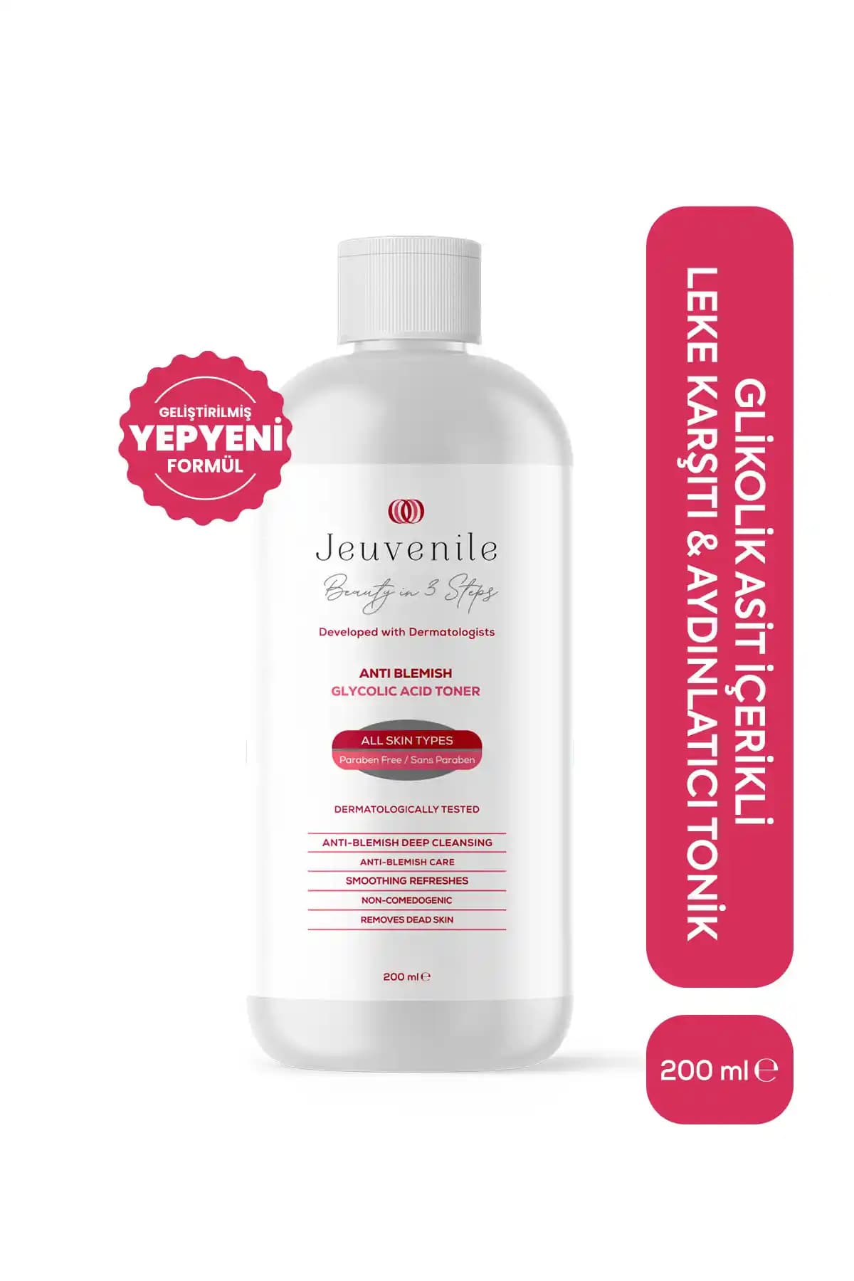 Jeuvenile Glikolik Asit Tonik ile Cilt Yenileme ve Leke Giderme Çözümü