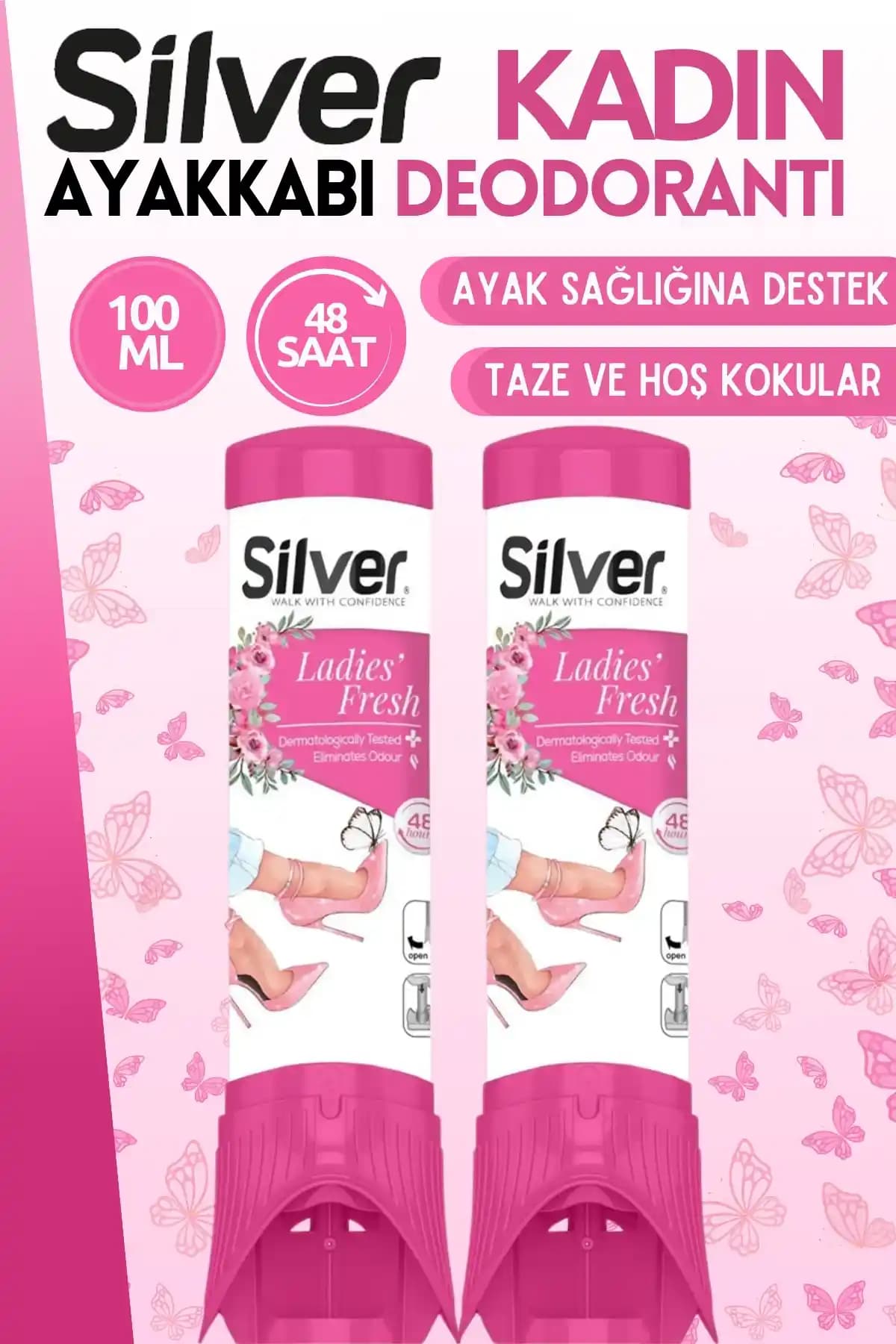 Kadınlar İçin Etkili ve Uzun Süreli Koku Giderici Ayakkabı Deodorantı