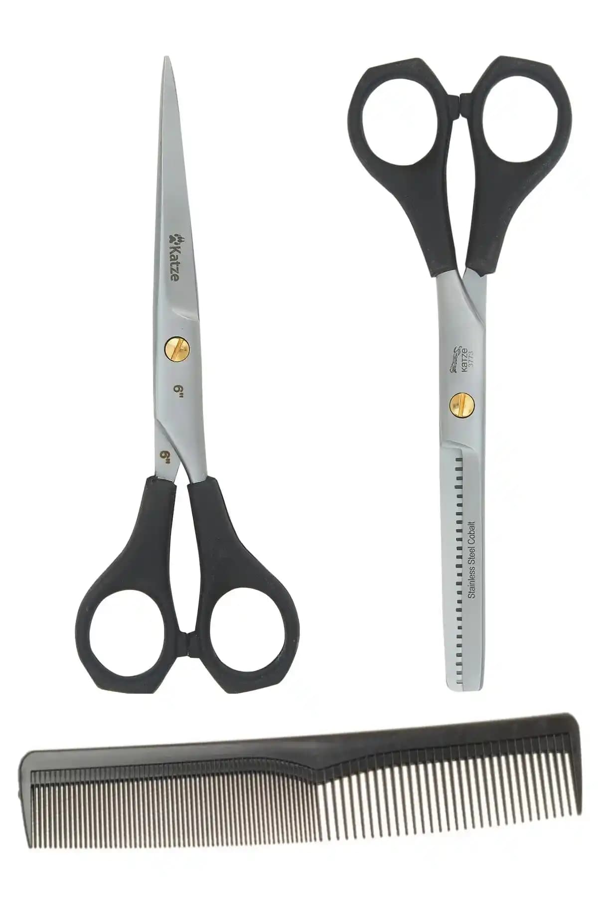 Katze Solingen 1989 6 İnç Profesyonel ve Ev Kullanımı İçin Dayanıklı Makas Seti