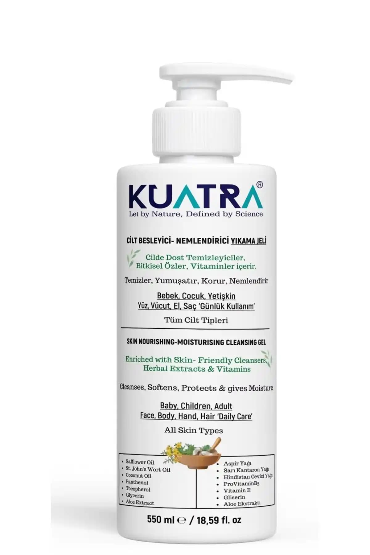 Kuatra Nemlendirici Besleyici Temizlik Jeli: Doğal ve Güçlü Temizlik Çözümü