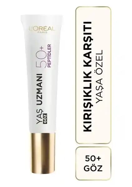 L'Oréal Paris 50+ Yaş Grubu İçin Etkili Göz Kremi Kırışıklık ve Halkaları Azaltıcı