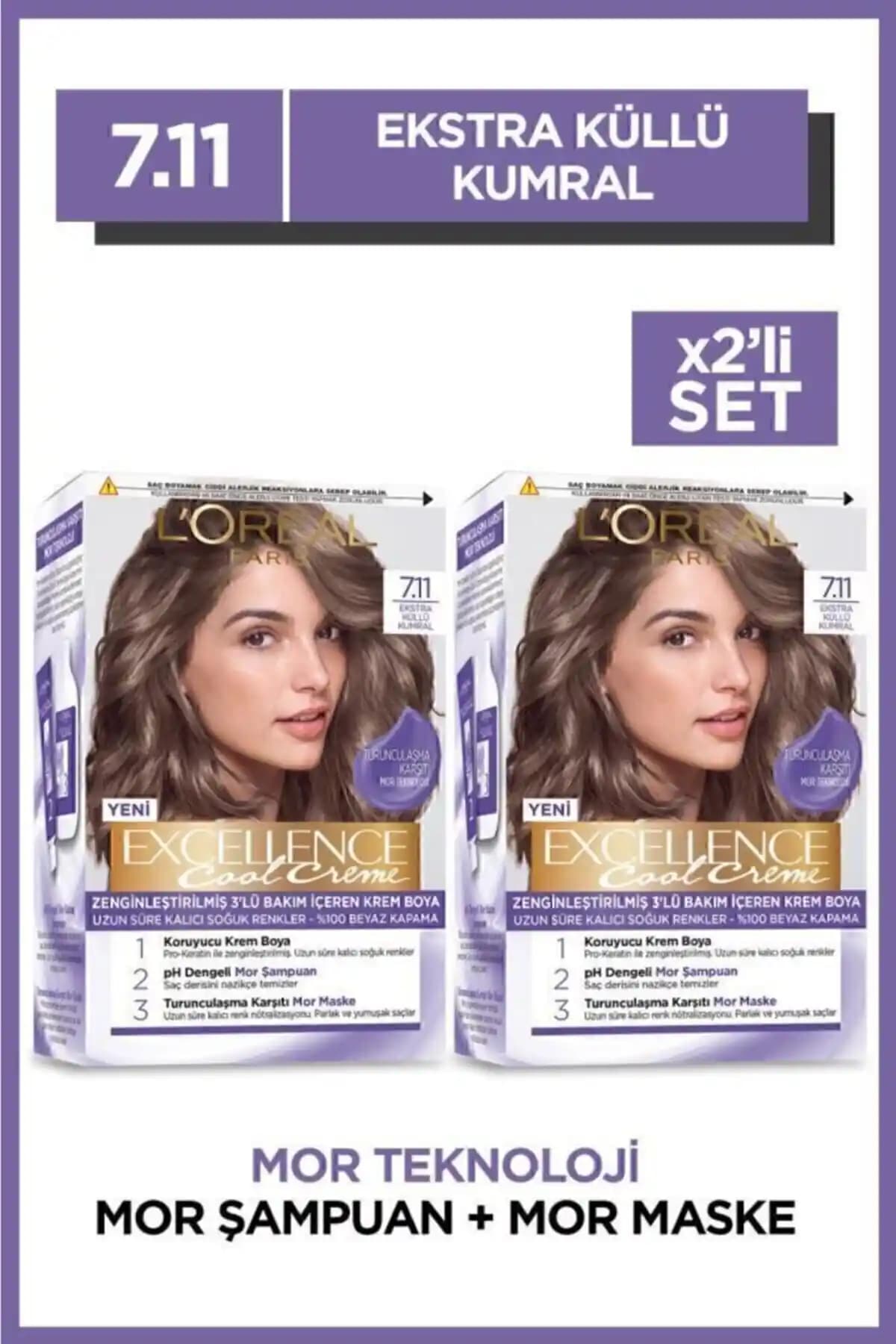 L'Oreal Paris Excellence Cool Creme Saç Boyası: Kalıcı ve Doğal Soğuk Tonlar İçin Uygun