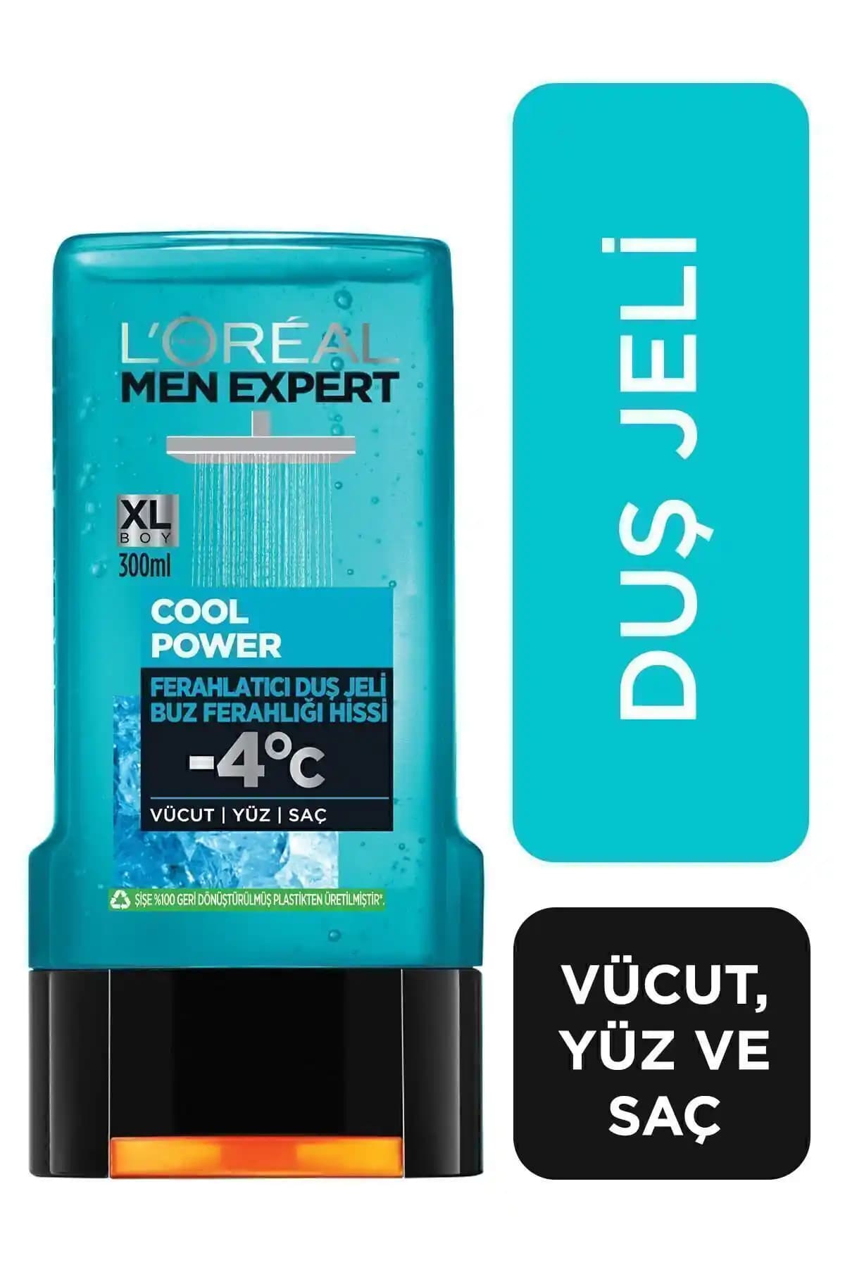 L'Oreal Paris Men Expert Cool Power Buz Ferahlığında Ferahlatıcı Duş Jeli Özellikleri ve Kullanım Avantajları