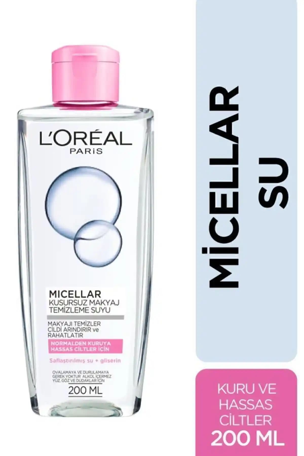 L'Oreal Paris Micellar Makyaj Temizleme Suyu Hassas Ciltler İçin Güvenilir ve Etkili Çözüm