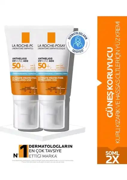 La Roche-Posay Anthelios Uvmune 400 SPF 50+ Güneş Kremi Hassas ve Kuru Ciltler İçin Güvenilir Koruma