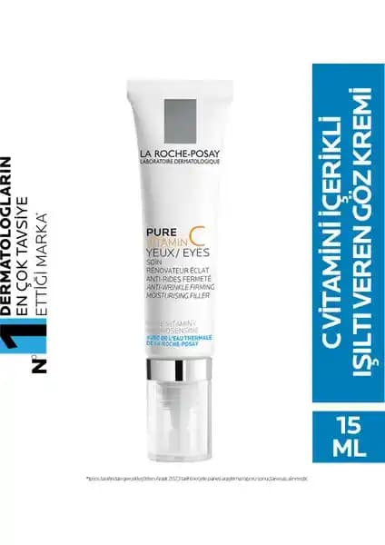 La Roche-Posay Redermic C Yeux Göz Bakım Kremi: İnce Çizgiler ve Kırışıklıklar İçin Yenilikçi Çözüm