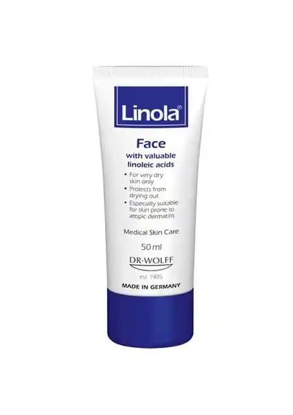 Linola Yüz Kremi 50 ml Hassas ve Kuru Ciltler İçin Güçlü Nemlendirici Çözüm