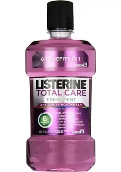 Listerine Total Care Ağız Gargarası 1 Litre ile Güçlü ve Ferah Bir Ağız Bakımı
