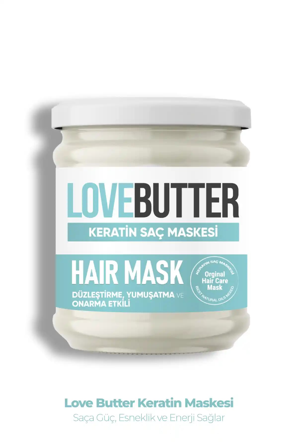 LOVE BUTTER Keratin Saç Maskesi: Saçlarınızı Güçlendiren ve Parlatan Bakım Ürünü