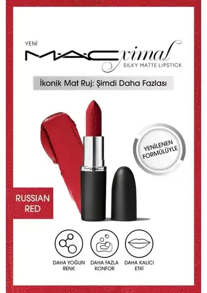MAC Ximal Silky Matte Dudak Rengi: Yoğun Pigmentasyon ve Sürdürülebilirlik Özellikleriyle Günlük Kullanım Rujları