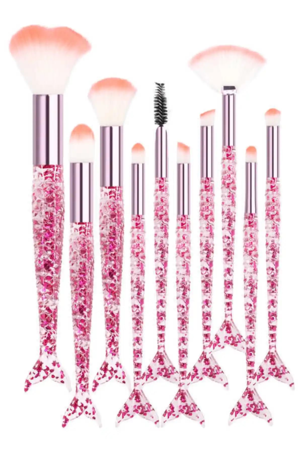 Makeuptime Kiraz 10'lu Çantalı Şeffaf Simli Balık Fırça Seti Detaylı İnceleme ve Kullanım Rehberi