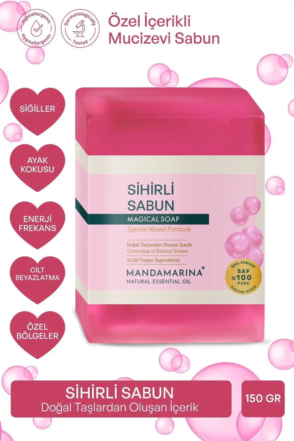 Mandamarina Sihirli Kore Sabunu: Doğal İçeriklerle Derinlemesine Temizlik ve Cilt Canlandırma