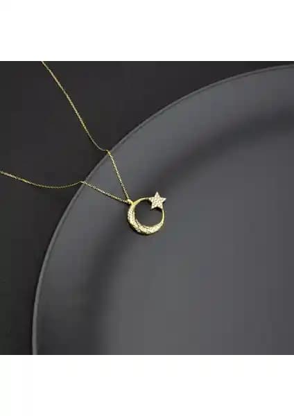 Miavi Silver 925 Ayar Gümüş Zirkon Taşlı Ay Yıldız Kolye Ürün Tanıtımı ve Özellikleri