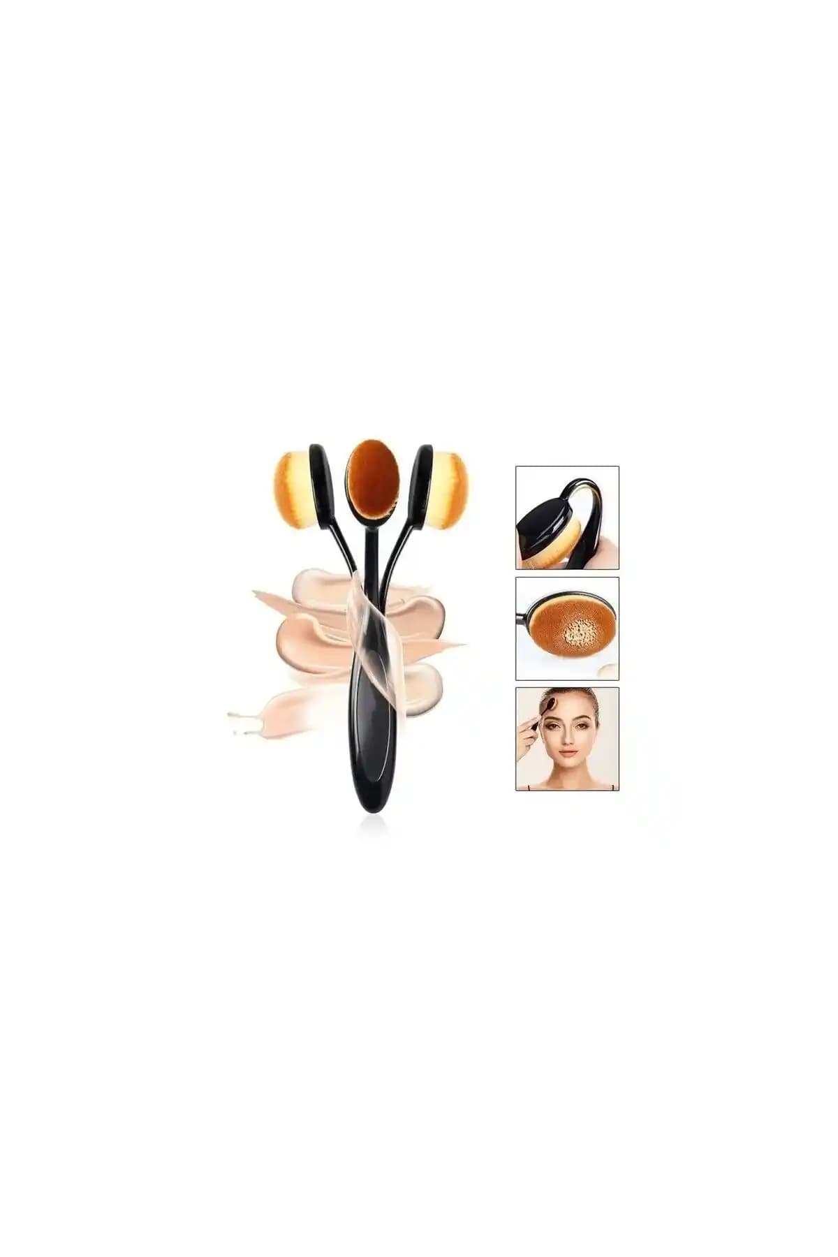 Monalisa Toka Oval Makyaj Fırçası: Profesyonel ve Ev Kullanımı İçin Yüksek Kaliteli Tasarım