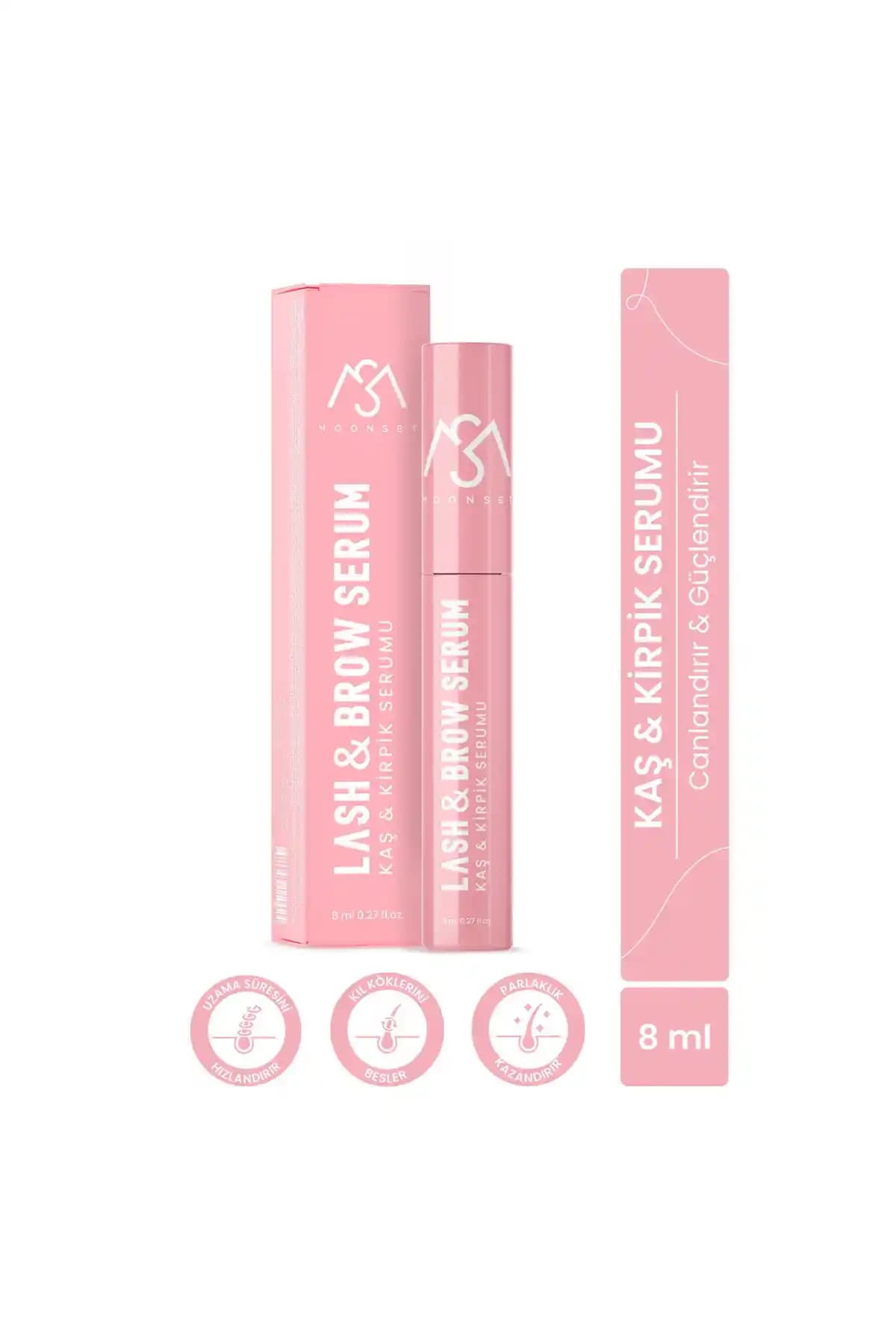 Moonset Kaş ve Kirpik Serumu: Doğal İçeriklerle Güçlendiren ve Uzatan Bakım Ürünü
