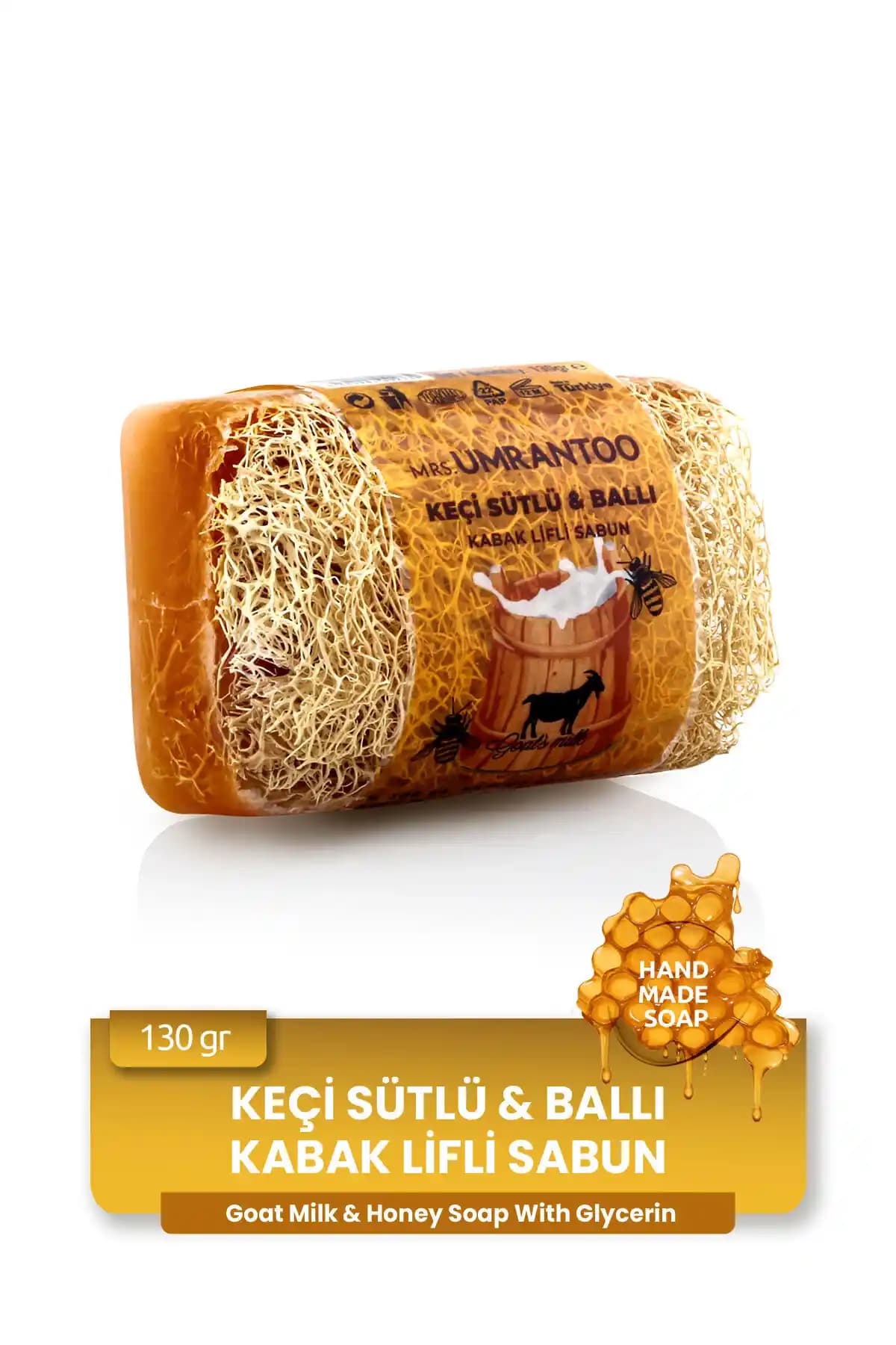 MRS.UMRANTOO Keçi Sütlü ve Ballı Kabak Lifli Doğal Sabun Ürün Tanıtımı ve Faydaları
