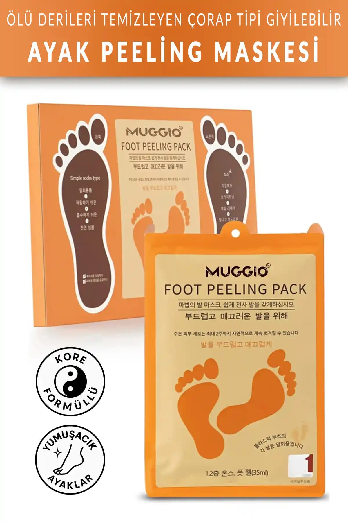 Muggio Foot Peeling Pack ile Ayaklarınızda Yenilenmiş Bir Bakım Deneyimi