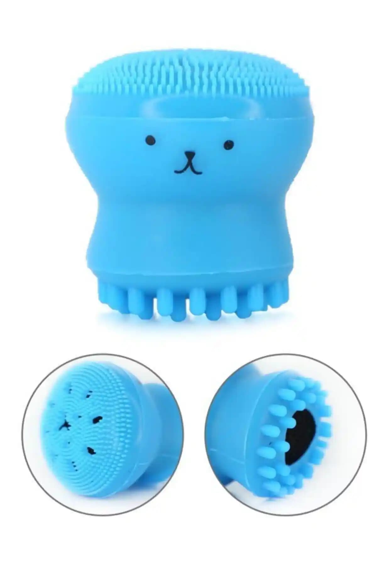 MUJGAN Ahtapot Şekilli Silikon Yüz Temizleme Fırçası Cilt Sağlığını Destekleyen Yenilikçi Tasarım