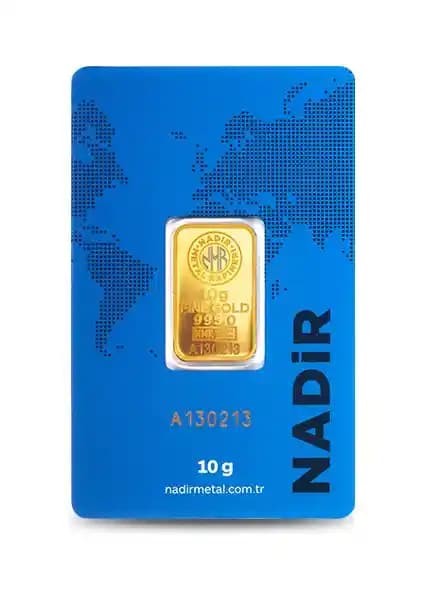 Nadir Gold 24 Ayar Külçe Gram Altın 10 Gram Saf ve Güvenilir Yatırım Seçeneği