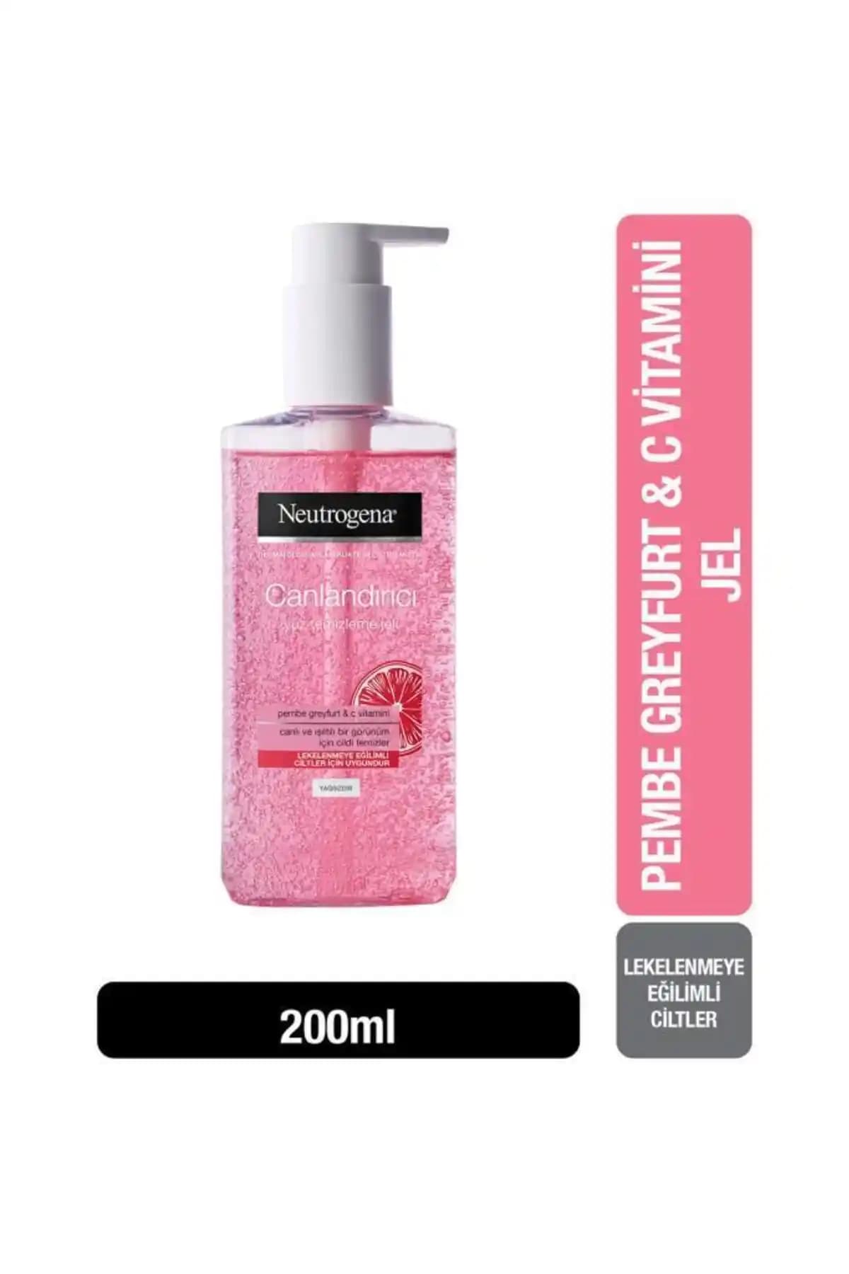 Neutrogena Pembe Greyfurt Canlandırıcı Yüz Temizleme Jeli Özellikleri ve Kullanım Rehberi