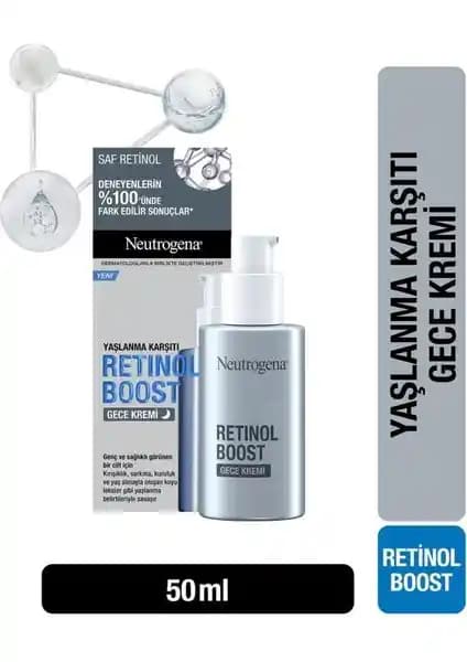 Neutrogena Retinol Boost Gece Kremi: Yaşlanma Karşıtı Güçlü Cilt Bakım Ürünü