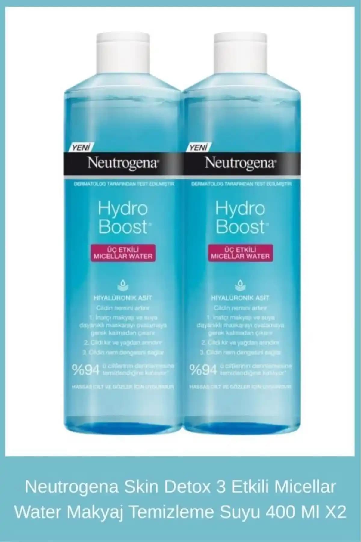 Neutrogena Skin Detox Micellar Water ile Pratik ve Nazik Makyaj Temizliği