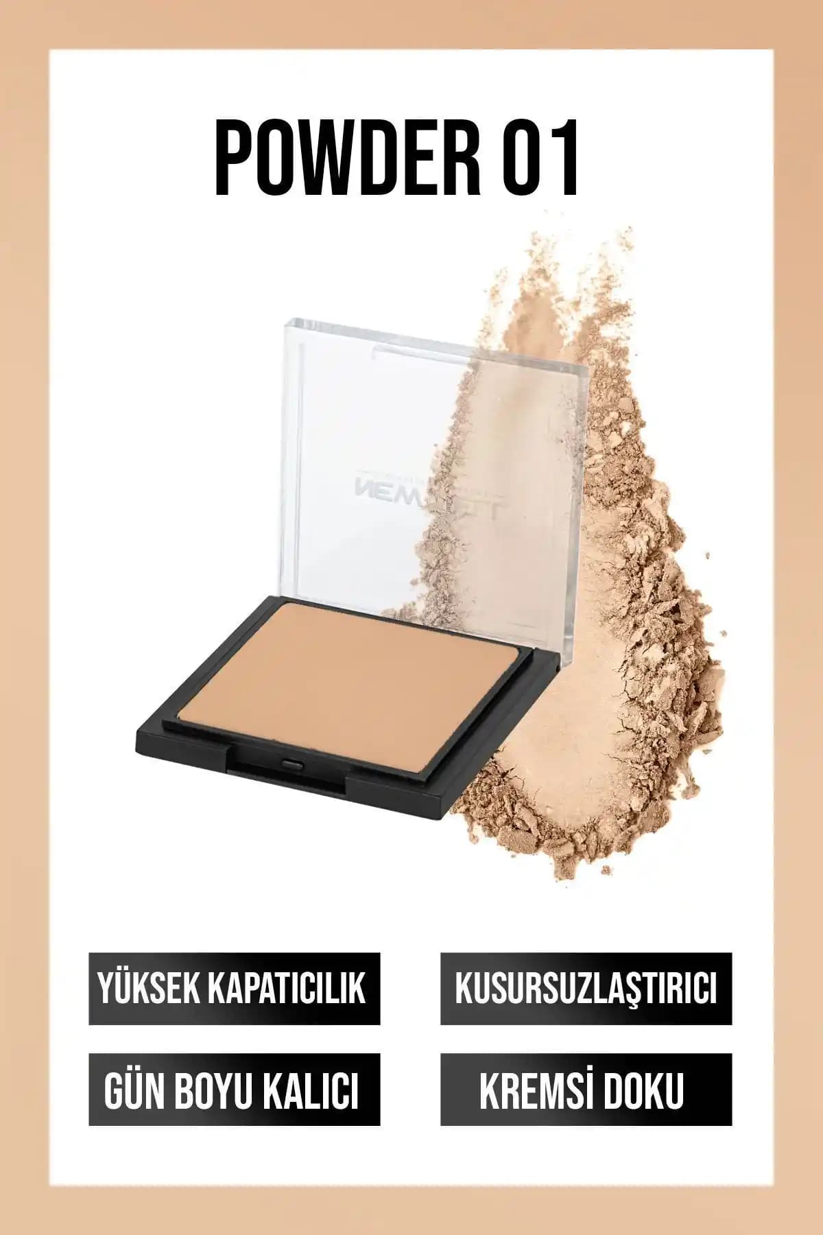 New Well Powder 01: Yüksek Kapatıcılığa Sahip Mat Görünüm Sağlayan Toz Pudra