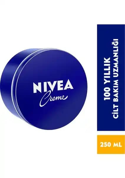 Nivea Creme 250ml: Yoğun Nemlendirme ve Hassas Ciltler İçin Güvenilir Bakım Kremi