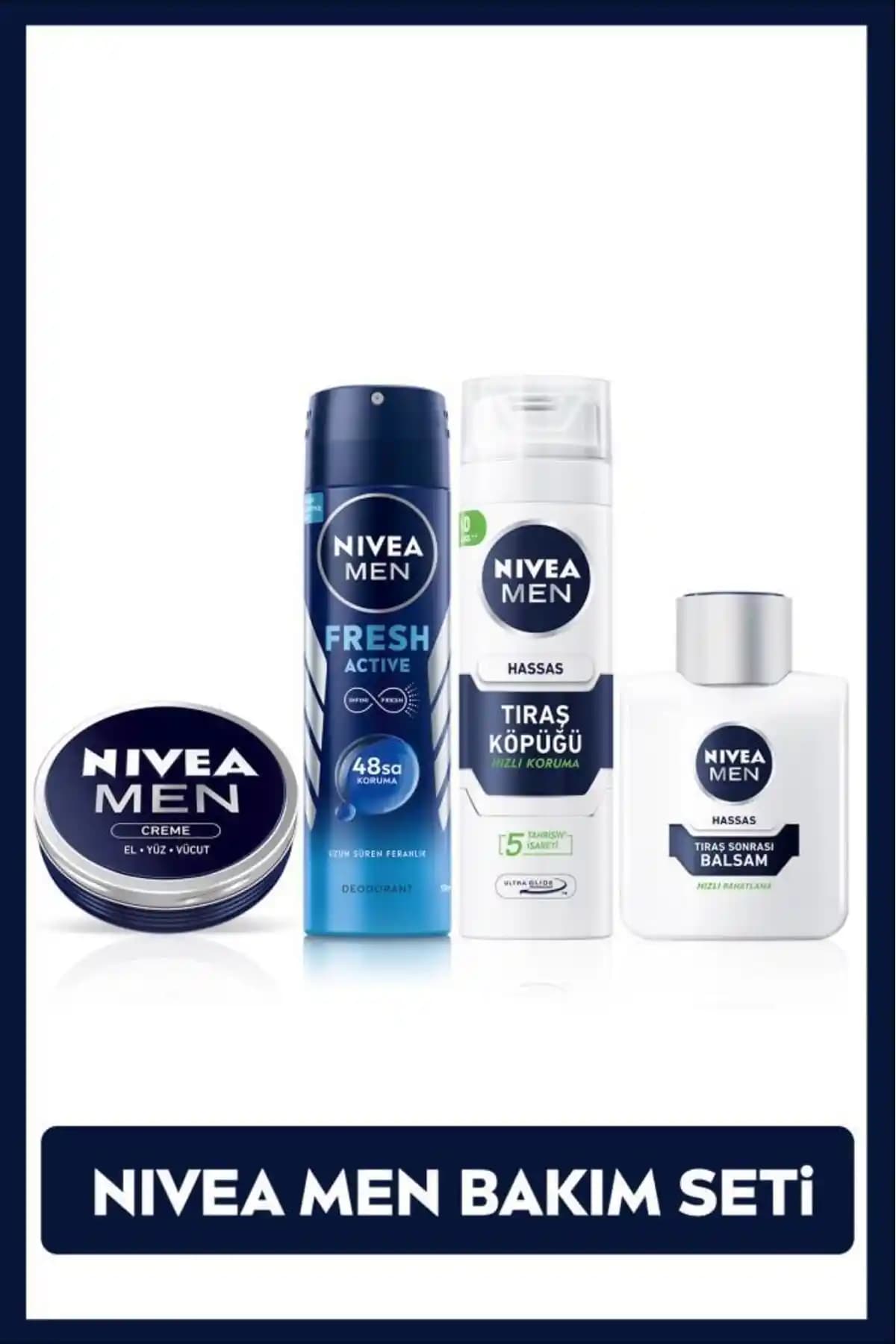 NIVEA MEN Erkek Bakım Seti: Günlük Cilt ve Tıraş Bakımında Yeni Standartlar