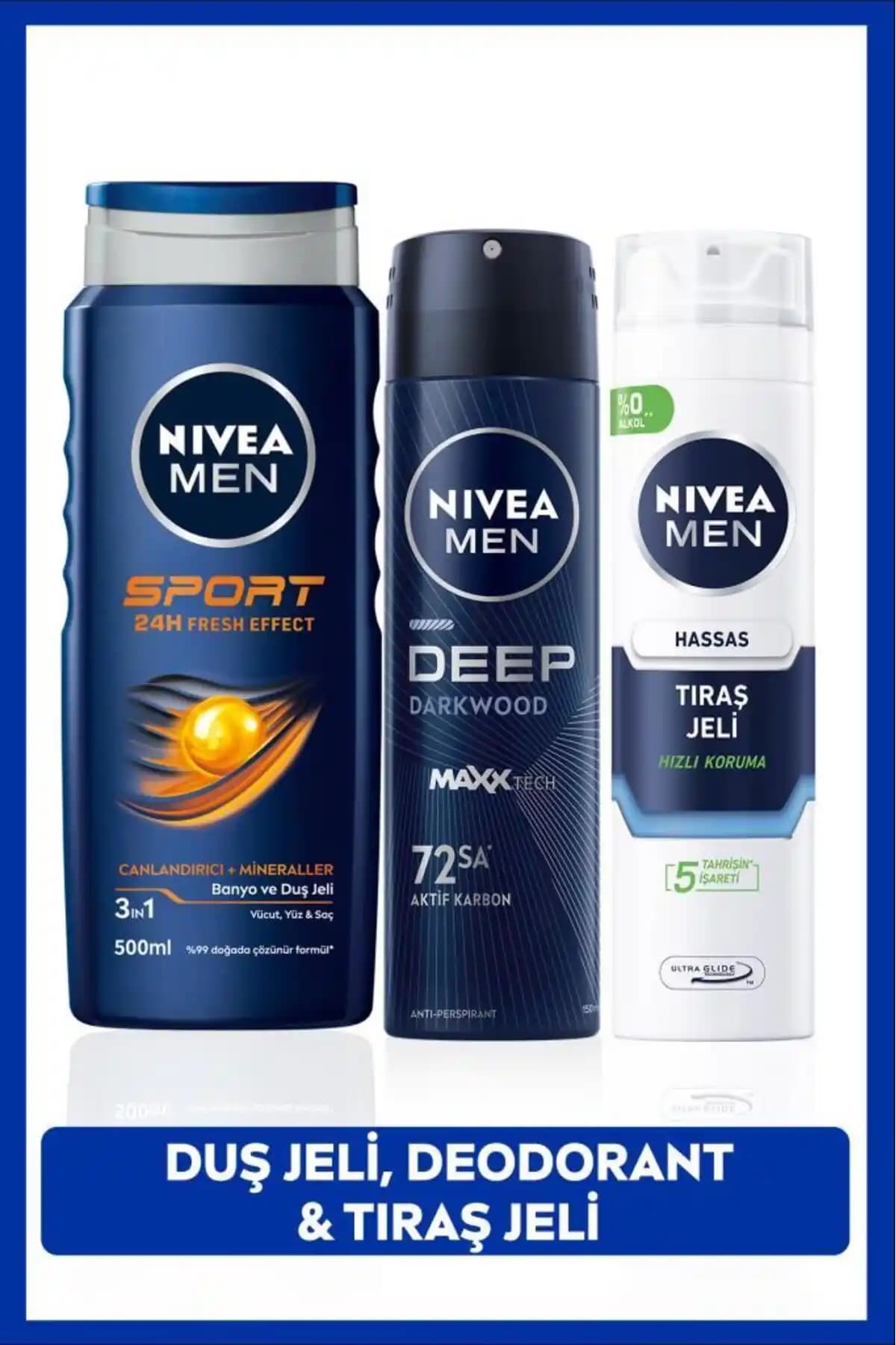 NIVEA Men Spor Serisi: Erkekler İçin Günlük Bakım ve Koruma Çözümleri