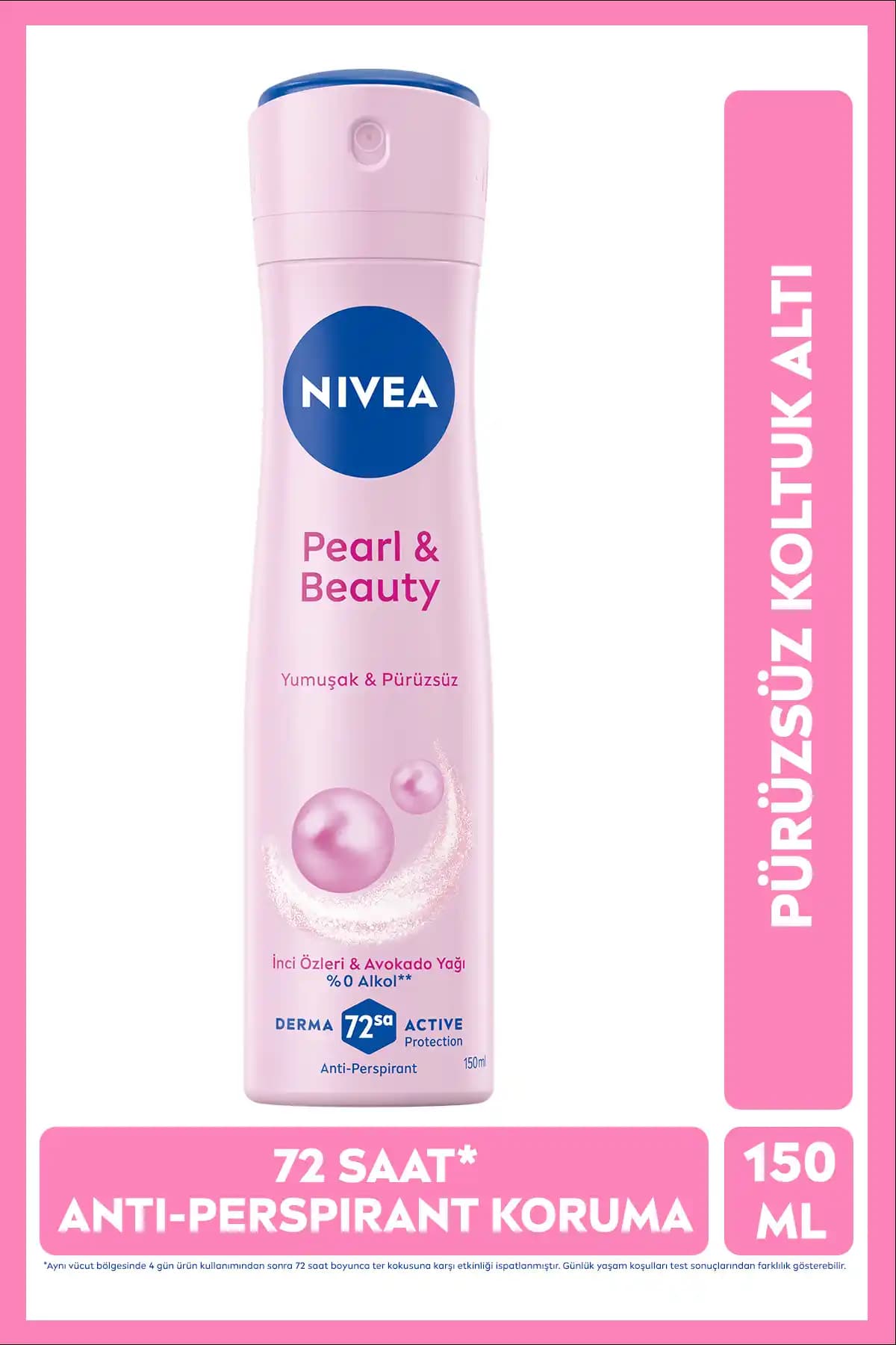NIVEA Pearl&Beauty Kadın Sprey Deodorantı Günlük Kullanım İçin Etkili ve Ferah Koruma Sağlar