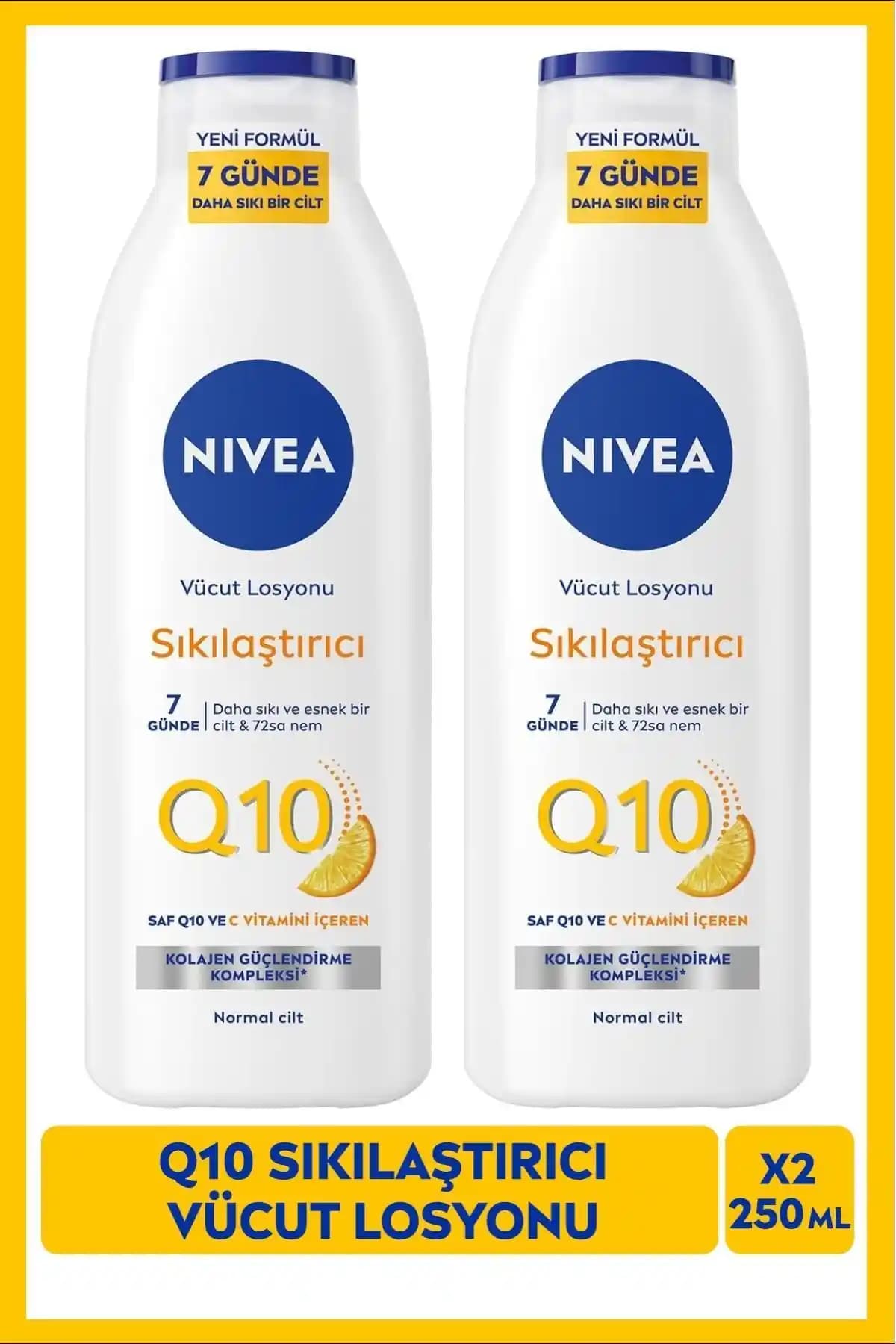 NIVEA Q10 Sıkılaştırıcı Vücut Losyonu: Nemlendirici ve Sıkılaştırıcı Özellikleriyle Günlük Bakım