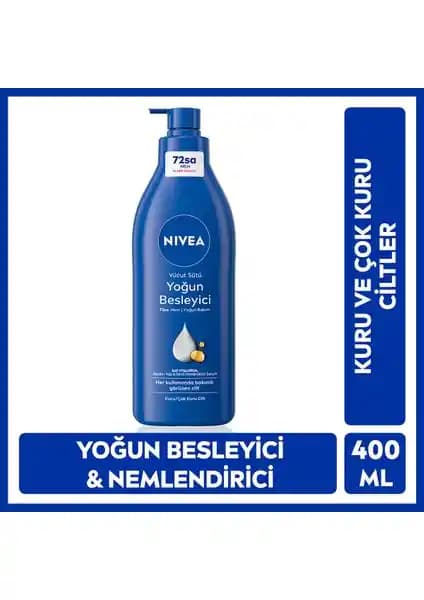 Nivea Vücut Sütü 400 ml kuru ve çok kuru ciltler için etkili nemlendirici losyon