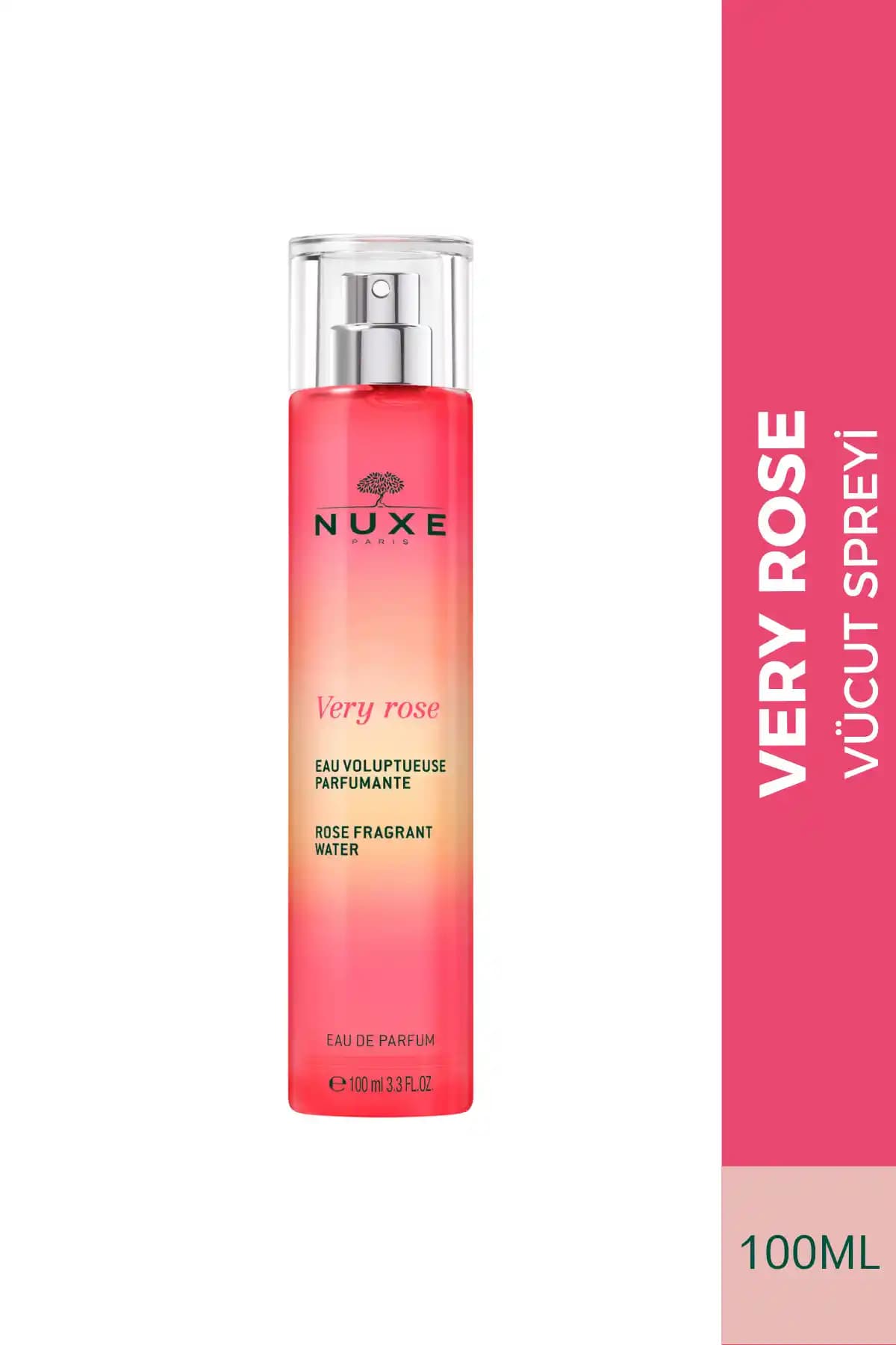 Nuxe Gül Özlü Vücut Spreyi Fransa Menşeli Aromatik Parfüm 2,35 L Gül Notalarıyla Ferahlatıcı
