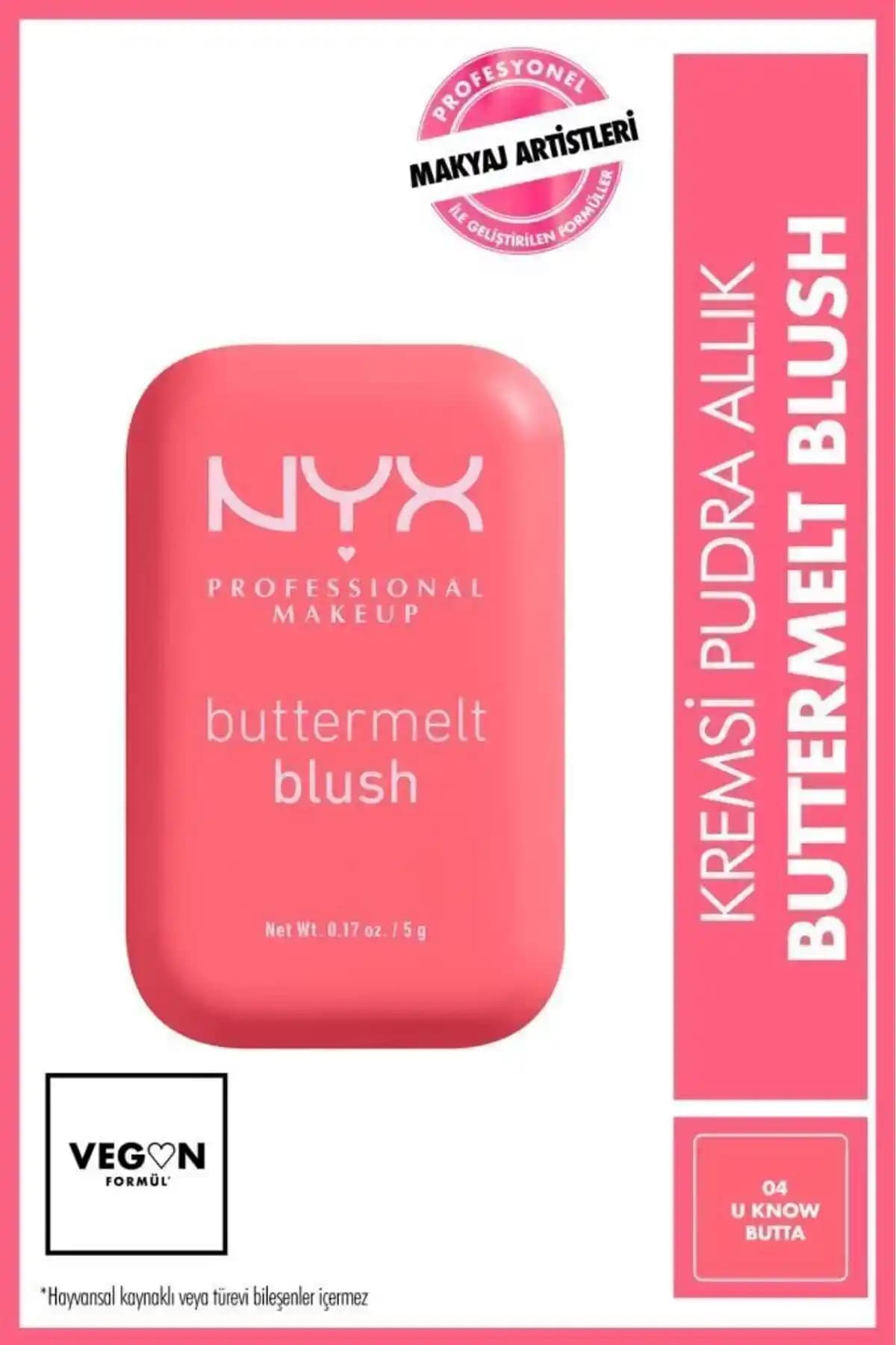 NYX Buttermelt Blush ile Doğal ve Parlak Görünüm İçin Profesyonel Makyaj Seçeneği
