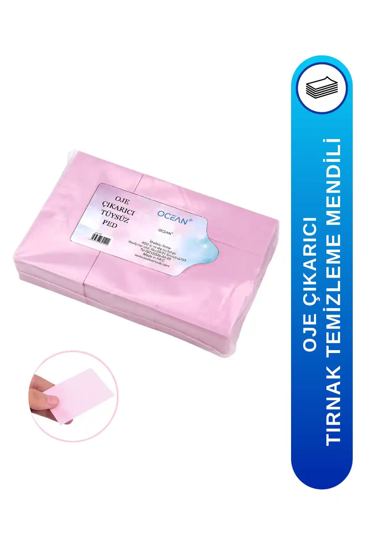 Ocean Oje Çıkarıcı Tüysüz Ped: Pratik ve Güvenilir Oje Temizleme Çözümü