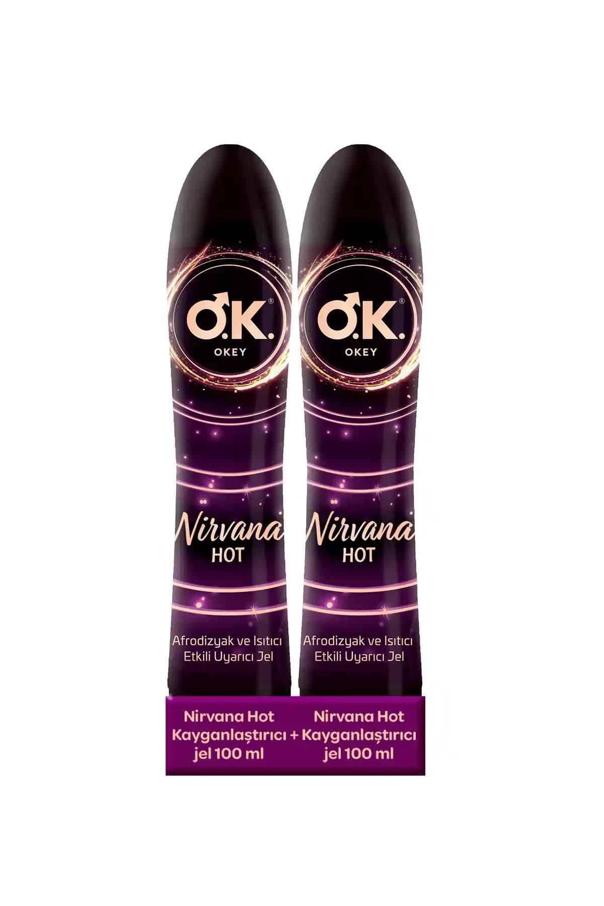 Okey Nirvana Hot Uyarıcı Jel 2'li Set: Kayganlaştırıcı ve Uyarıcı Özellikleriyle Farklı Bir Deneyim